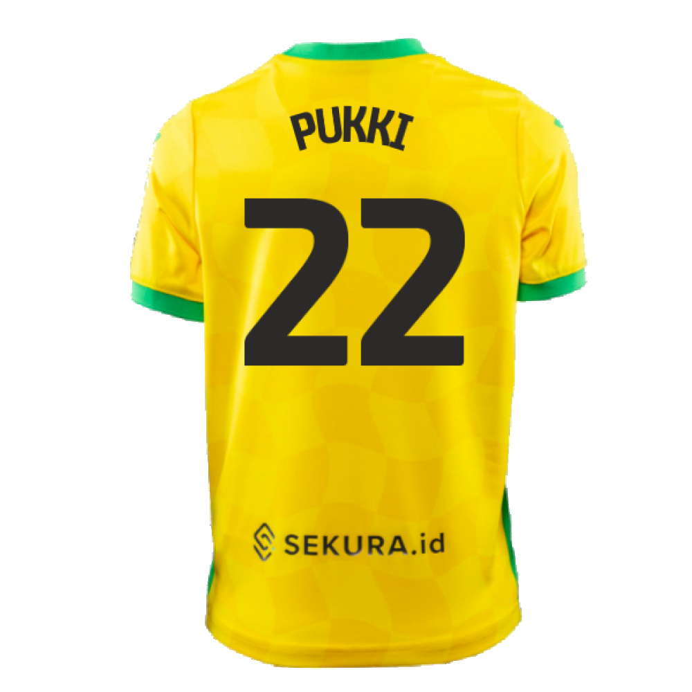 2024-2025 Norwich Home Shirt (Kids) (Pukki 22)