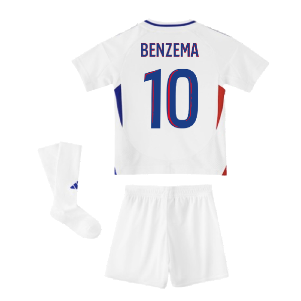 2024-2025 Olympique Lyon Home Mini Kit (Benzema 10)