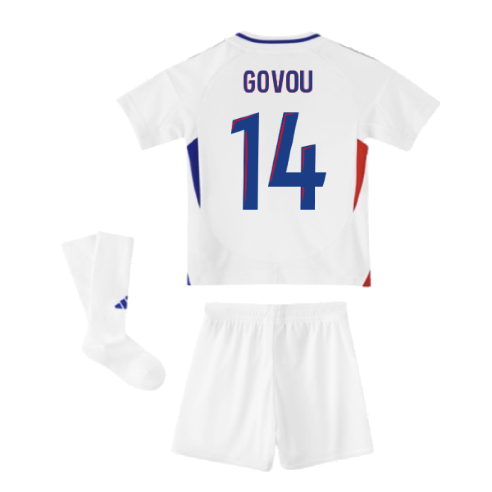 2024-2025 Olympique Lyon Home Mini Kit (Govou 14)