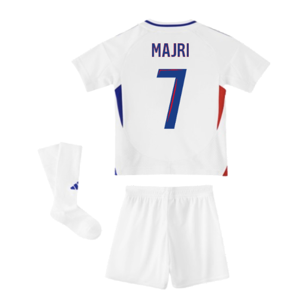 2024-2025 Olympique Lyon Home Mini Kit (Majri 7)