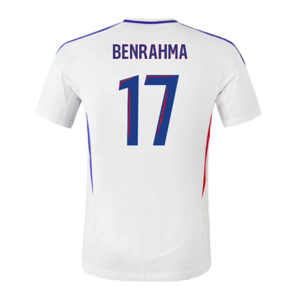 2024-2025 Olympique Lyon Home Shirt (Benrahma 17)