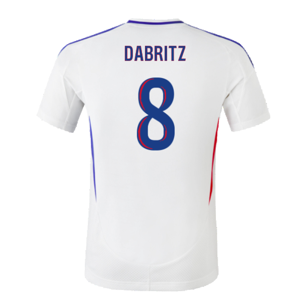 2024-2025 Olympique Lyon Home Shirt (Dabritz 8)