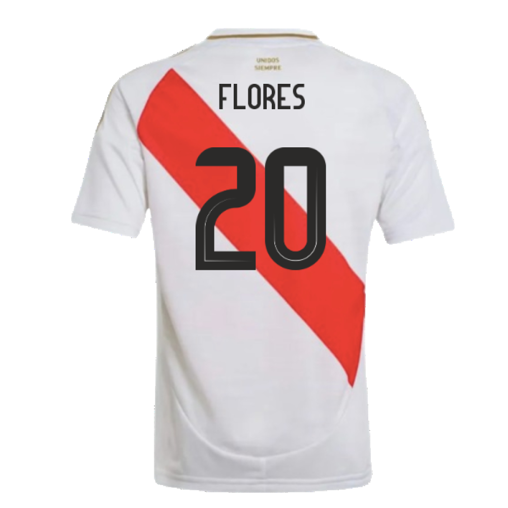 2024-2025 Peru Home Shirt (Kids) (Flores 20)