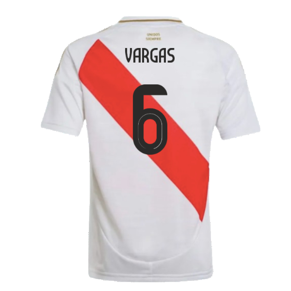 2024-2025 Peru Home Shirt (Kids) (Vargas 6)