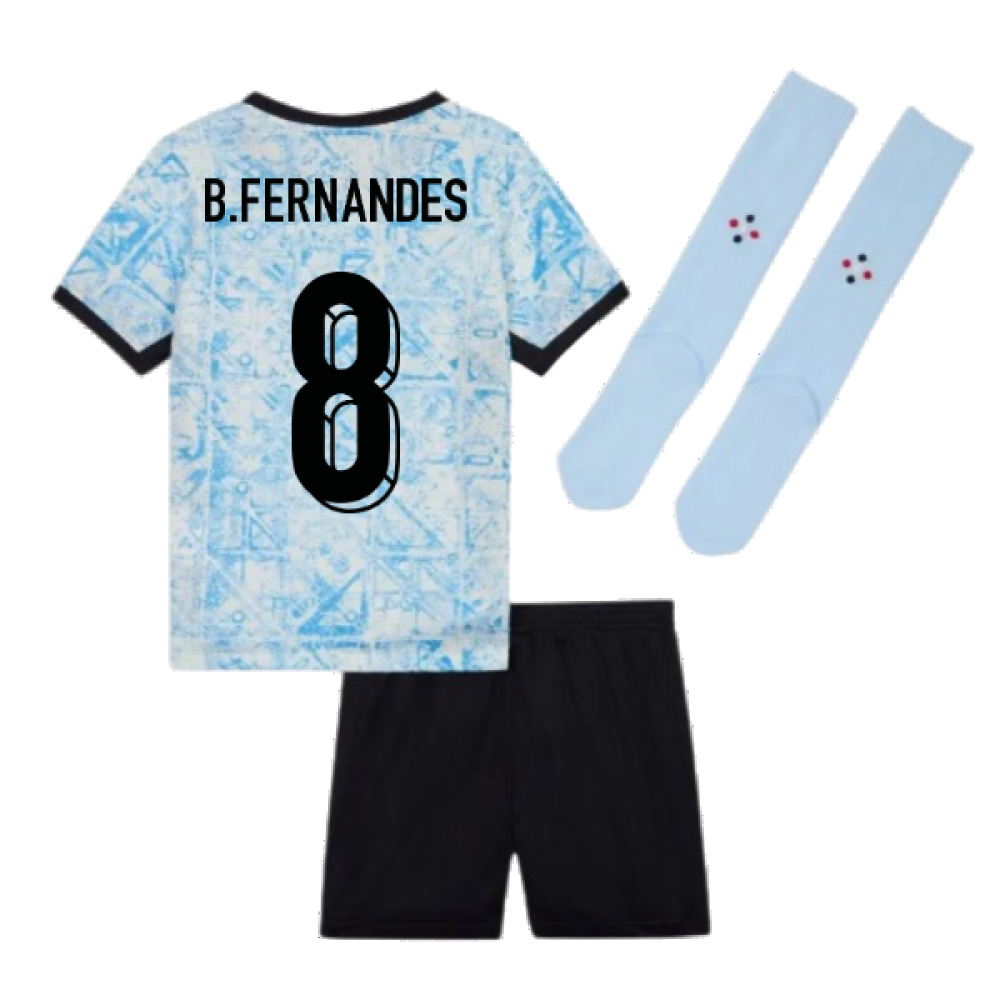 2024-2025 Portugal Away Mini Kit (B.Fernandes 8)