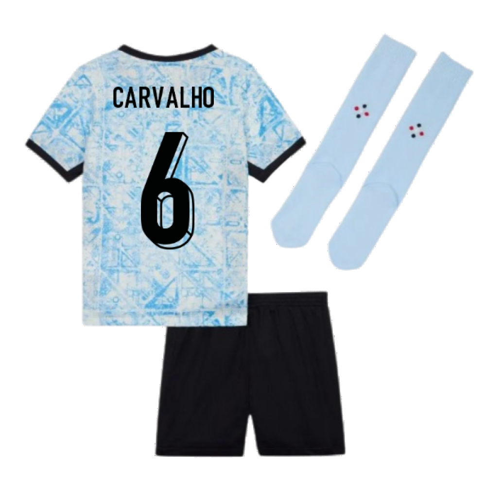 2024-2025 Portugal Away Mini Kit (Carvalho 6)