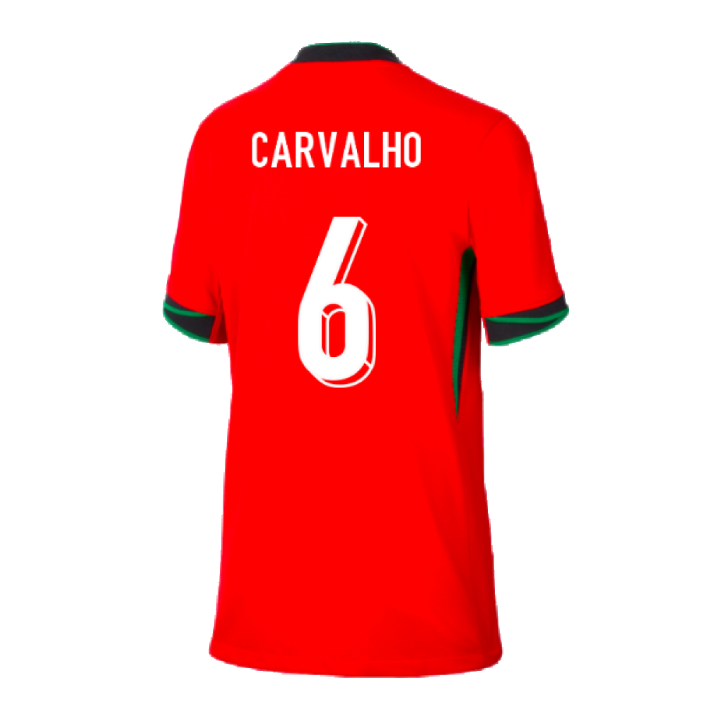 2024-2025 Portugal Home Shirt (Kids) (Carvalho 6)