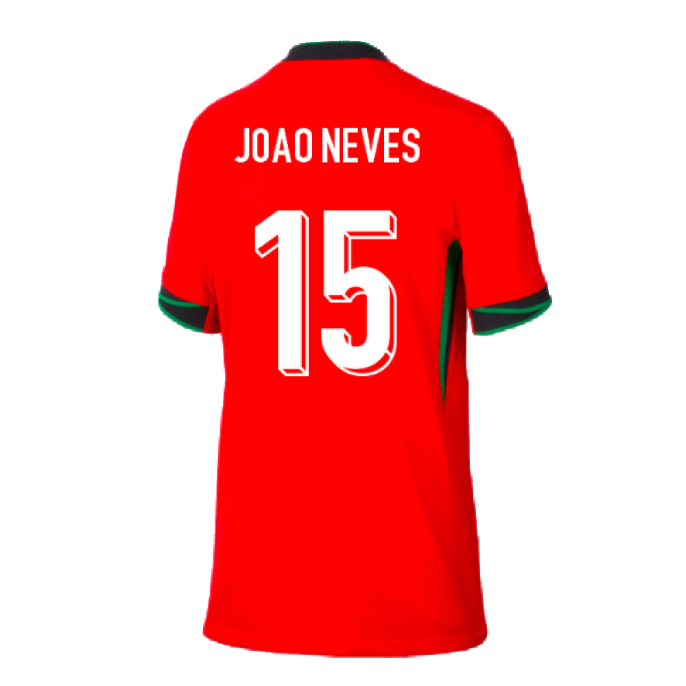 2024-2025 Portugal Home Shirt (Kids) (Joao Neves 15)