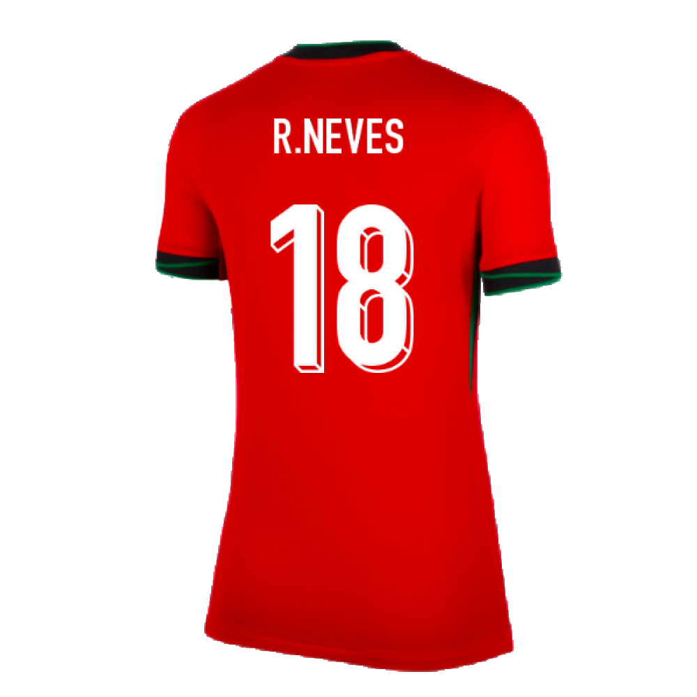 2024-2025 Portugal Home Shirt (Womens) (R.Neves 18)