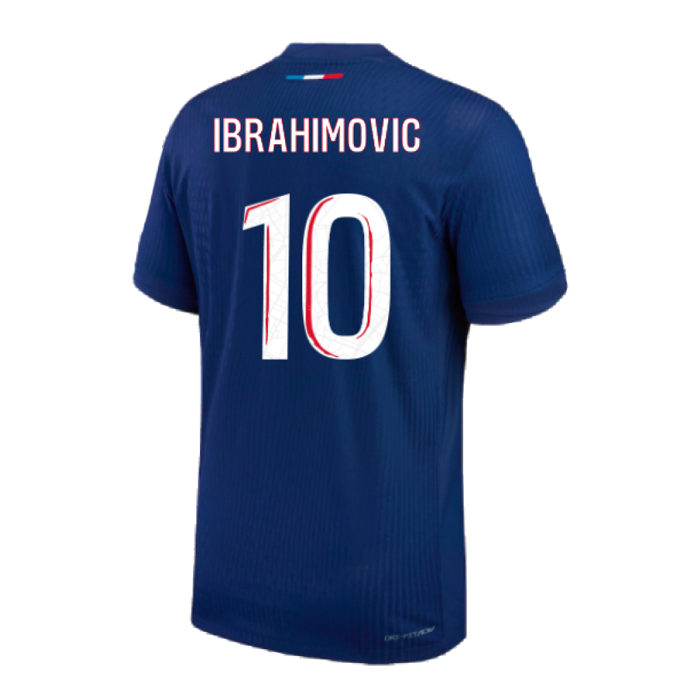 2024-2025 PSG Home Authentic Match Shirt (Ibrahimovic 10)