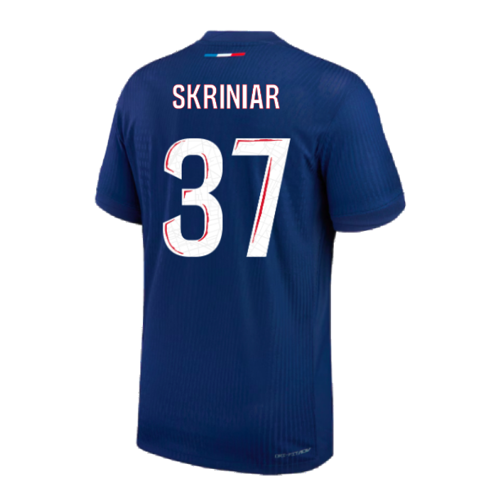 2024-2025 PSG Home Authentic Match Shirt (Skriniar 37)