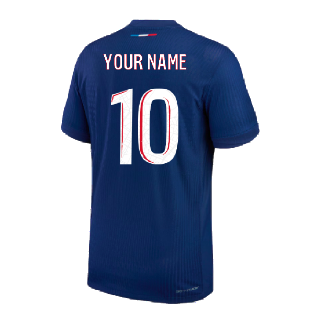 2024-2025 PSG Home Authentic Match Shirt (Your Name)