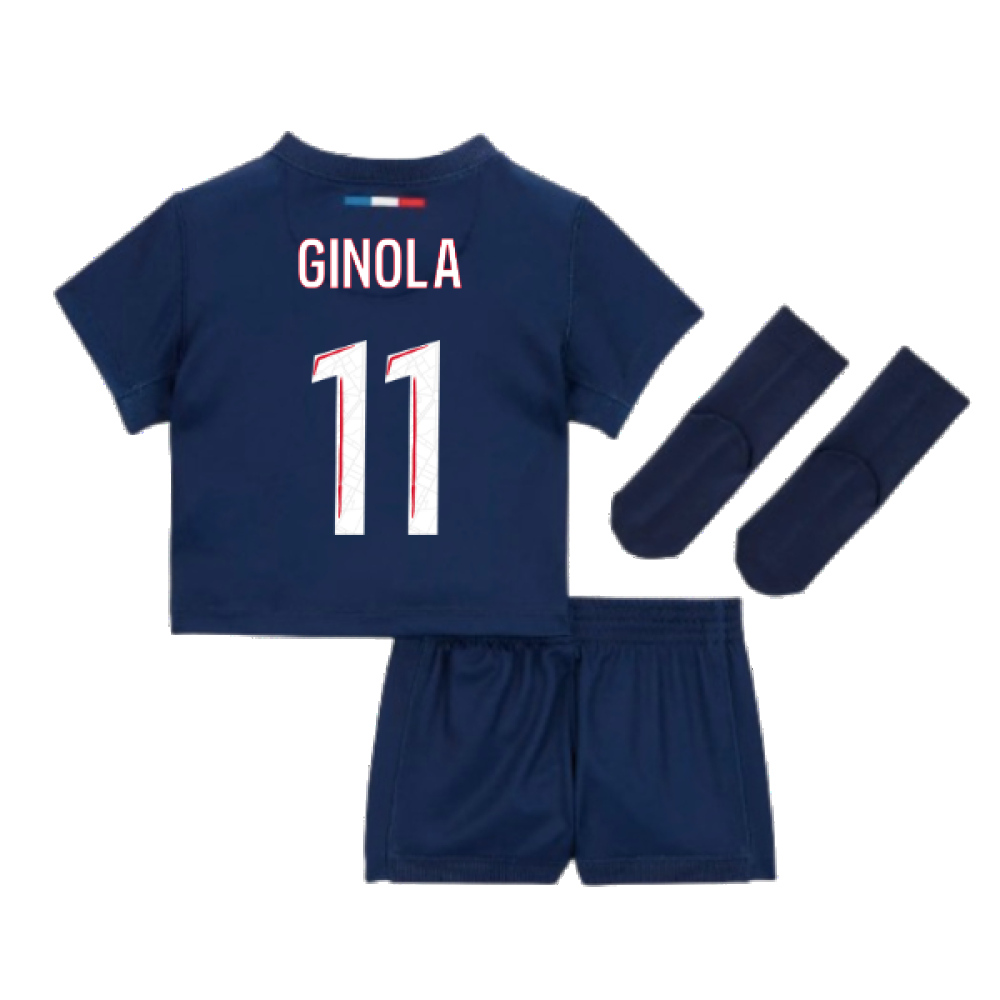 2024-2025 PSG Home Infants Baby Kit (Ginola 11)