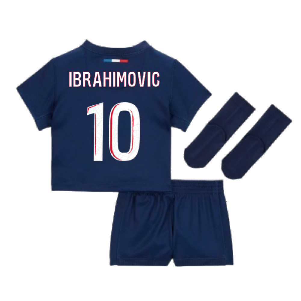 2024-2025 PSG Home Infants Baby Kit (Ibrahimovic 10)