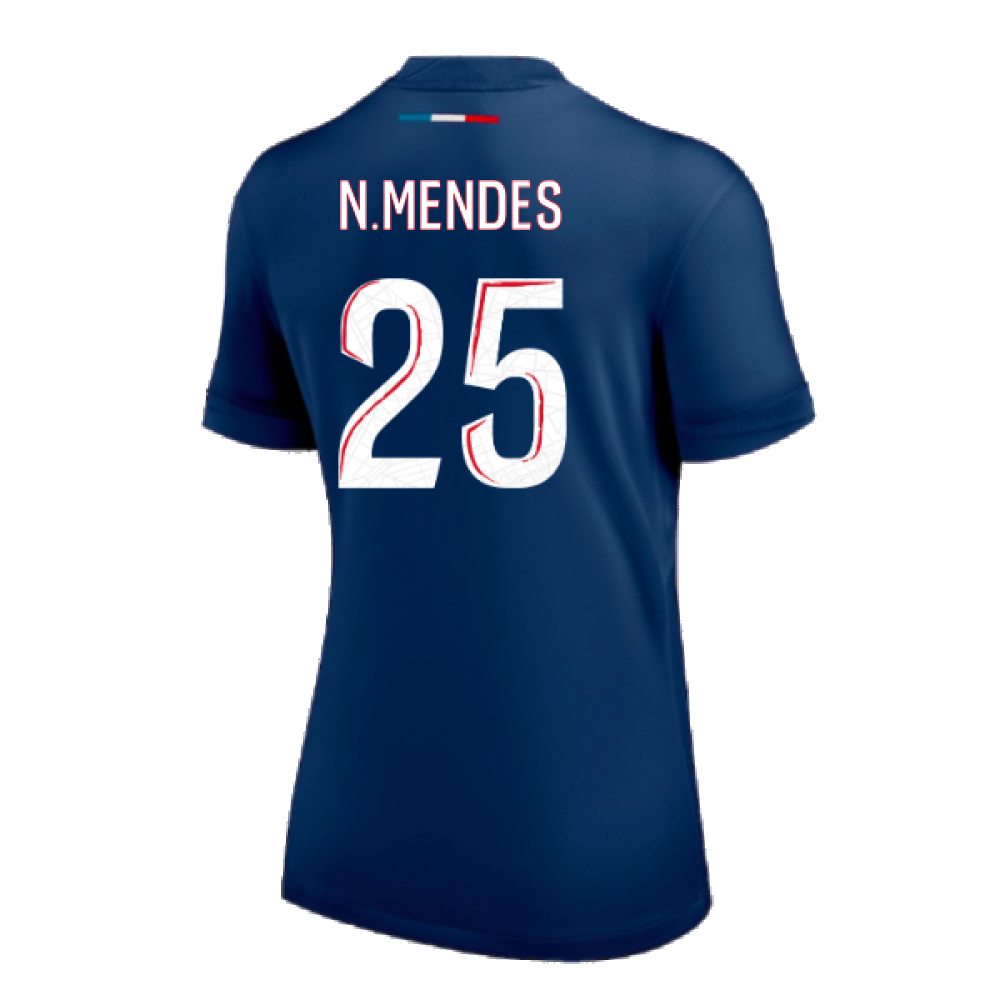 2024-2025 PSG Home Shirt (Womens) (N.Mendes 25)