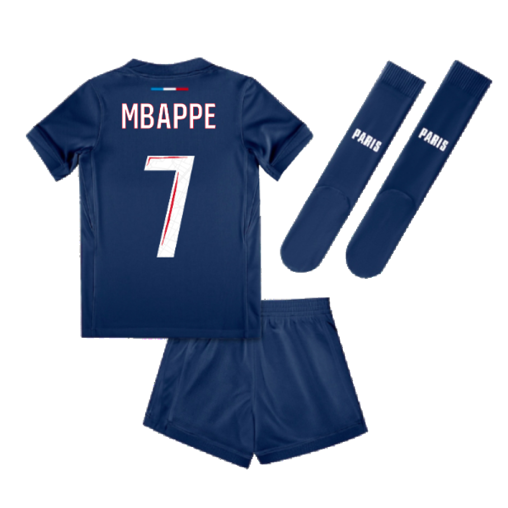 2024-2025 PSG Paris Saint Germain Home Mini Kit (Mbappe 7)