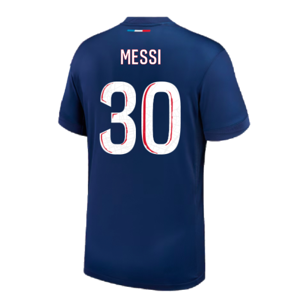 2024-2025 PSG Paris Saint Germain Home Shirt (Kids) (Messi 30)