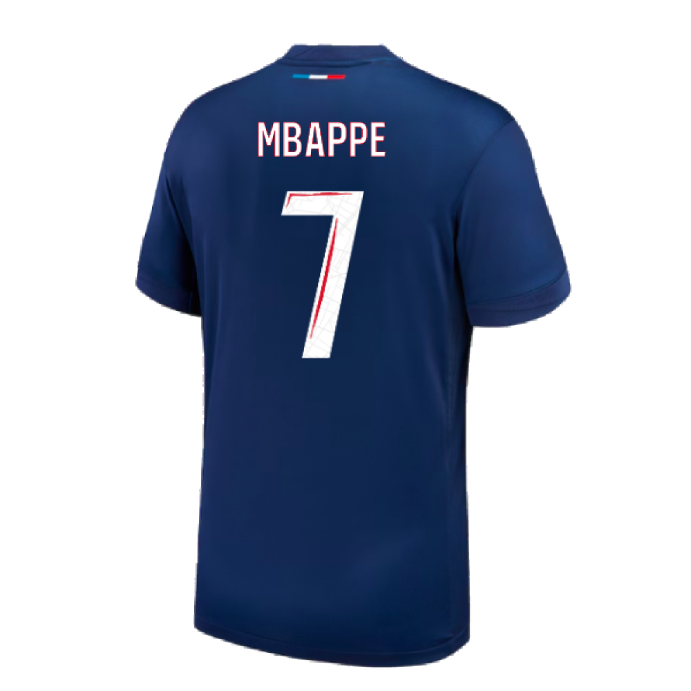 2024-2025 PSG Paris Saint Germain Home Shirt (Mbappe 7)