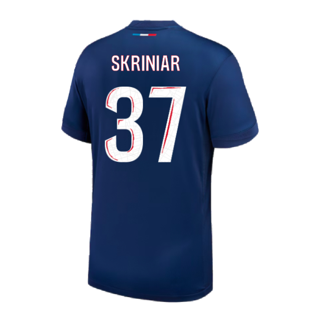 2024-2025 PSG Paris Saint Germain Home Shirt (Skriniar 37)