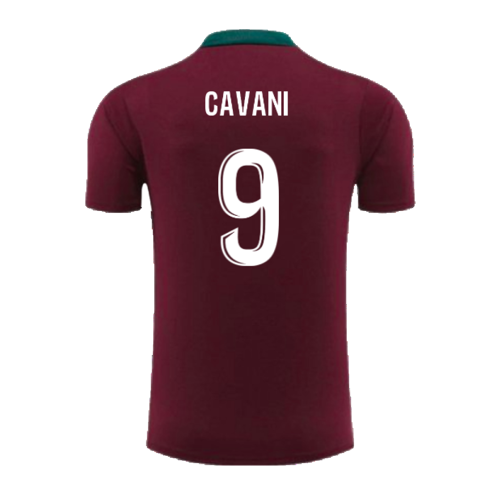 2024-2025 PSG Strike Dri-Fit Training Shirt (Bordeaux) - Kids (Cavani 9)