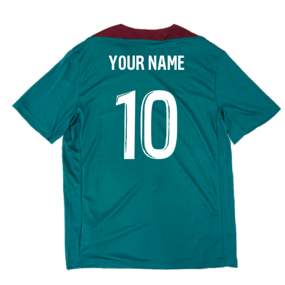 2024-2025 PSG Strike Dri-Fit Training Shirt (Teal) (Your Name)