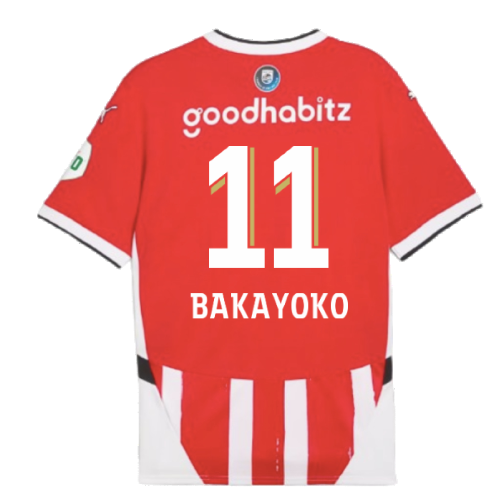 2024-2025 PSV Eindhoven Home Shirt (Bakayoko 11)