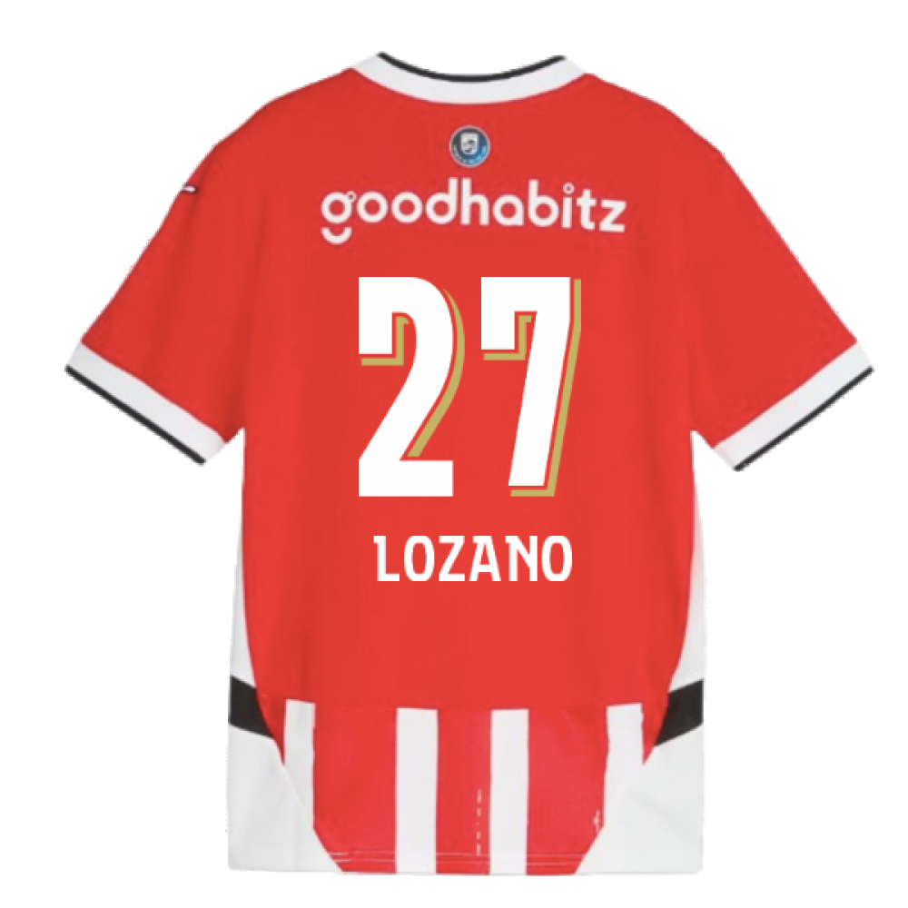 2024-2025 PSV Eindhoven Home Shirt (Kids) (Lozano 27)