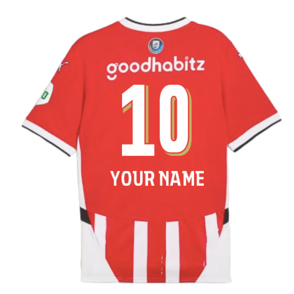 2024-2025 PSV Eindhoven Home Shirt (Your Name)