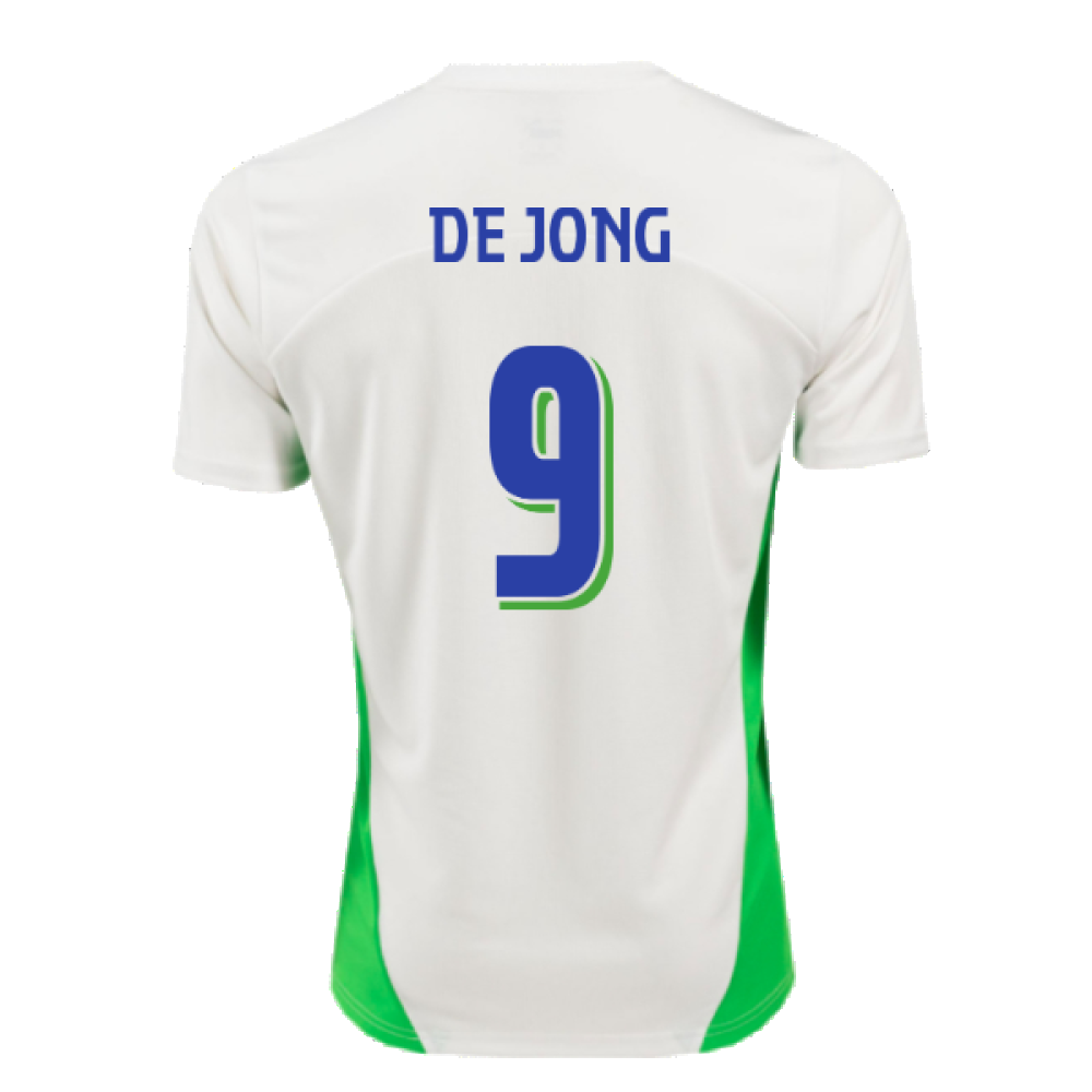 2024-2025 PSV Eindhoven Training Shirt (White) (De Jong 9)