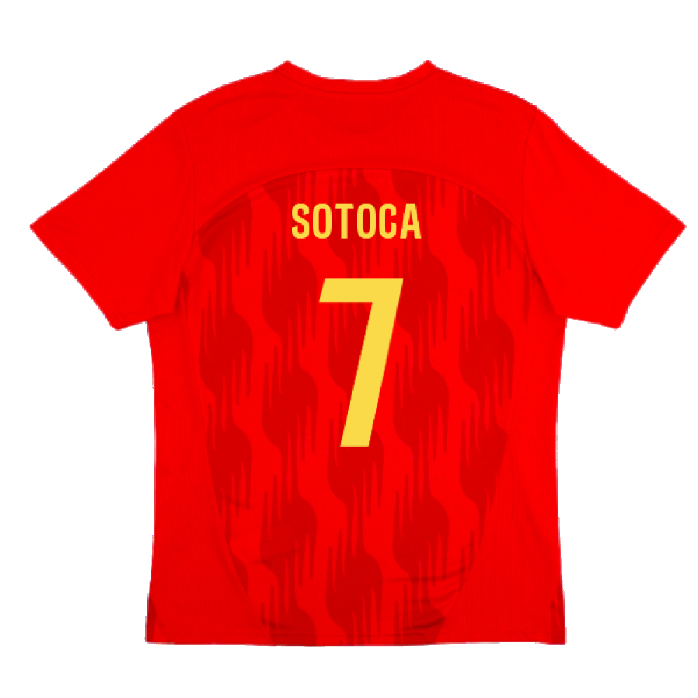 2024-2025 Racing Lens Pre-Match Shirt (Red) (Sotoca 7)