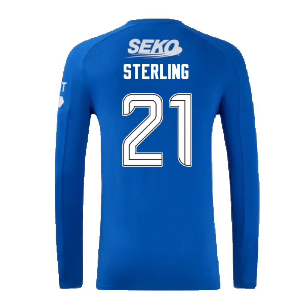 2024-2025 Rangers Long Sleeve Home Shirt (Sterling 21)