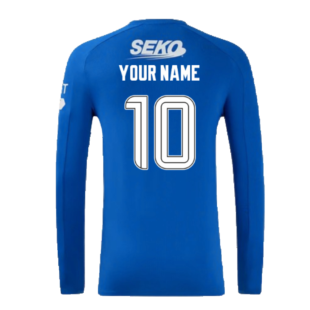 2024-2025 Rangers Long Sleeve Home Shirt (Your Name)