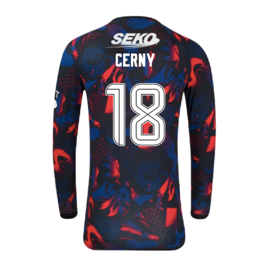 2024-2025 Rangers Long Sleeve Third Shirt (Cerny 18)