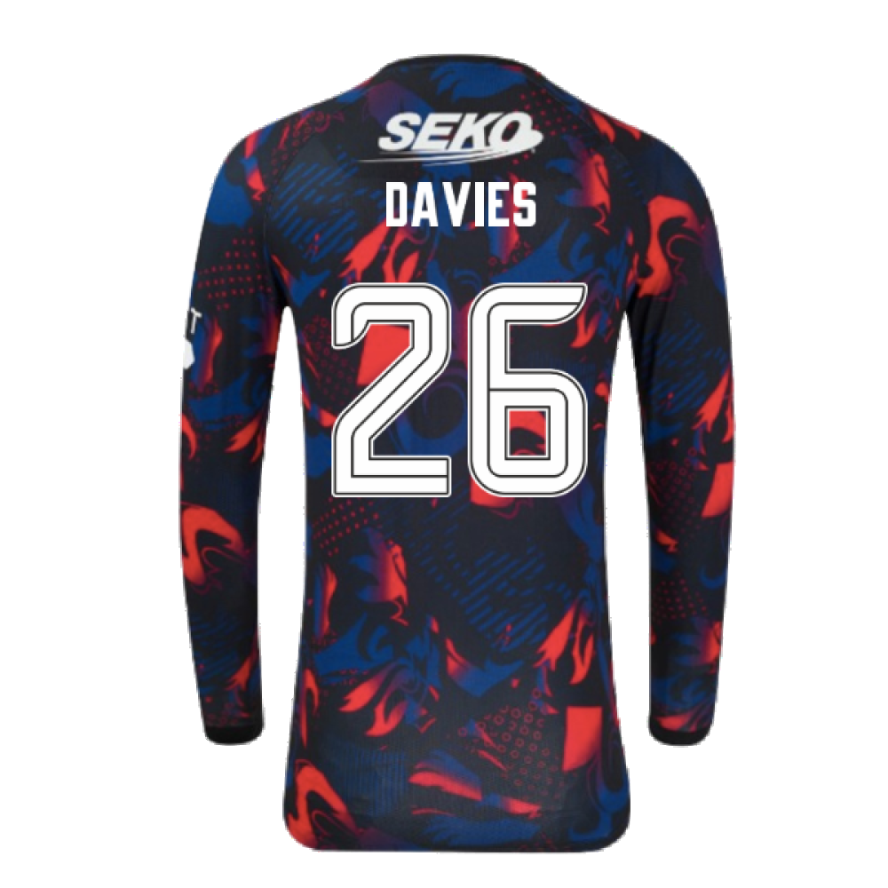 2024-2025 Rangers Long Sleeve Third Shirt (Davies 26)