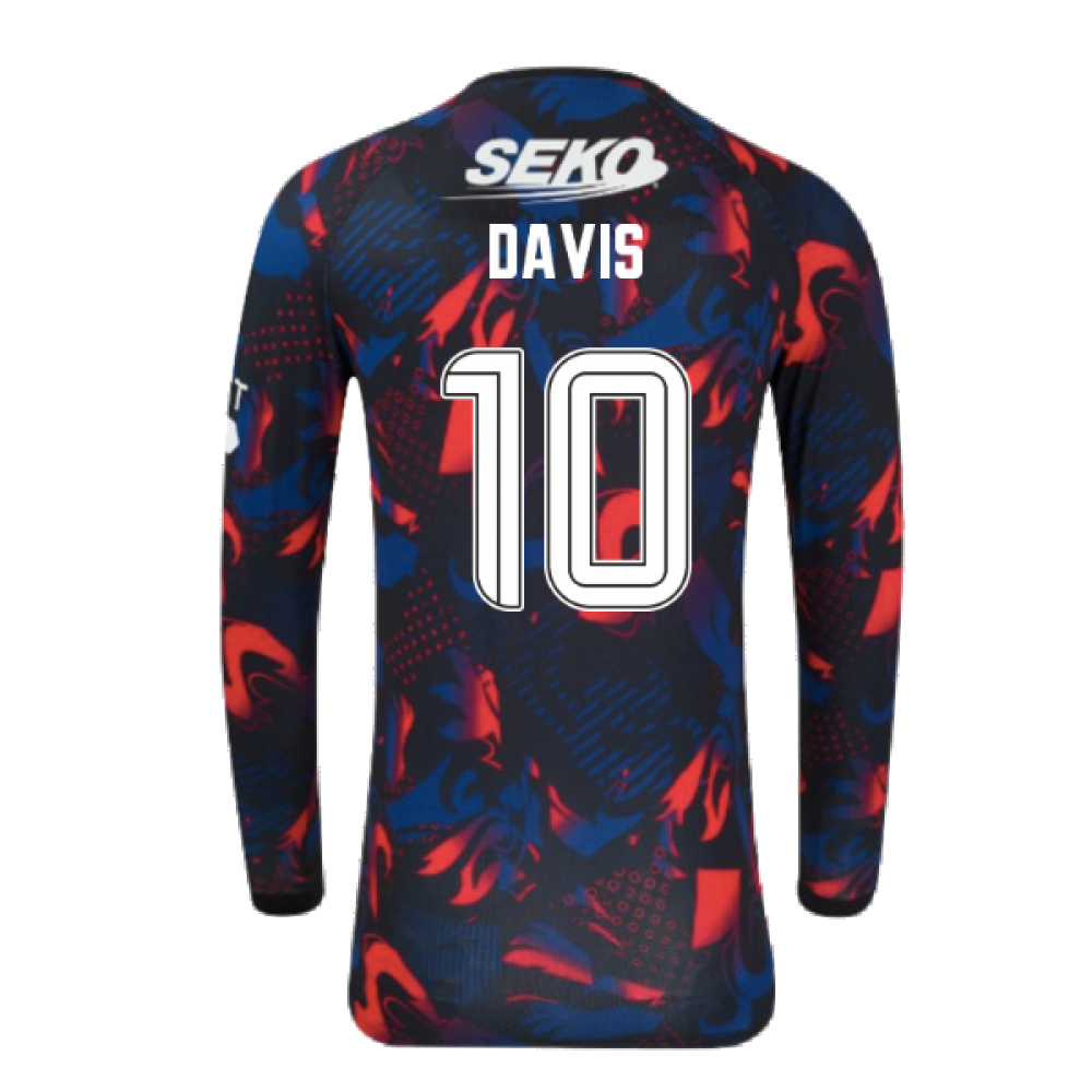 2024-2025 Rangers Long Sleeve Third Shirt (Davis 10)