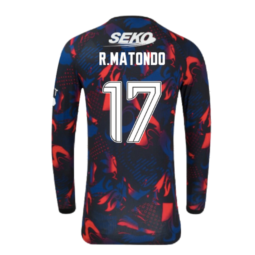 2024-2025 Rangers Long Sleeve Third Shirt (R.Matondo 17)