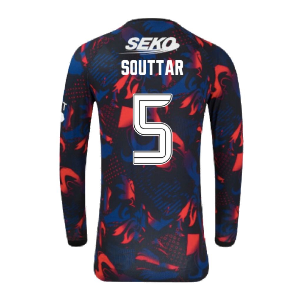 2024-2025 Rangers Long Sleeve Third Shirt (Souttar 5)