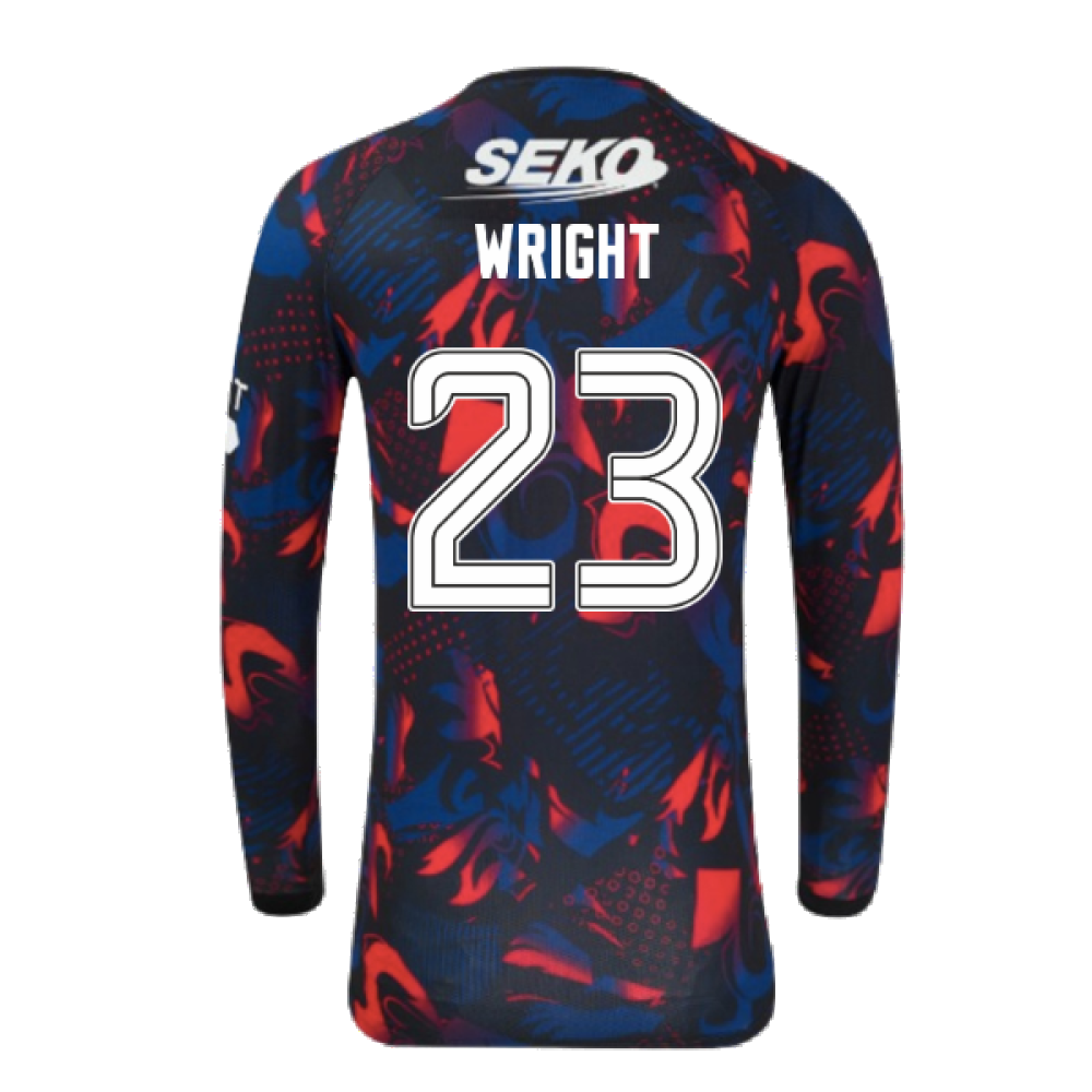 2024-2025 Rangers Long Sleeve Third Shirt (Wright 23)