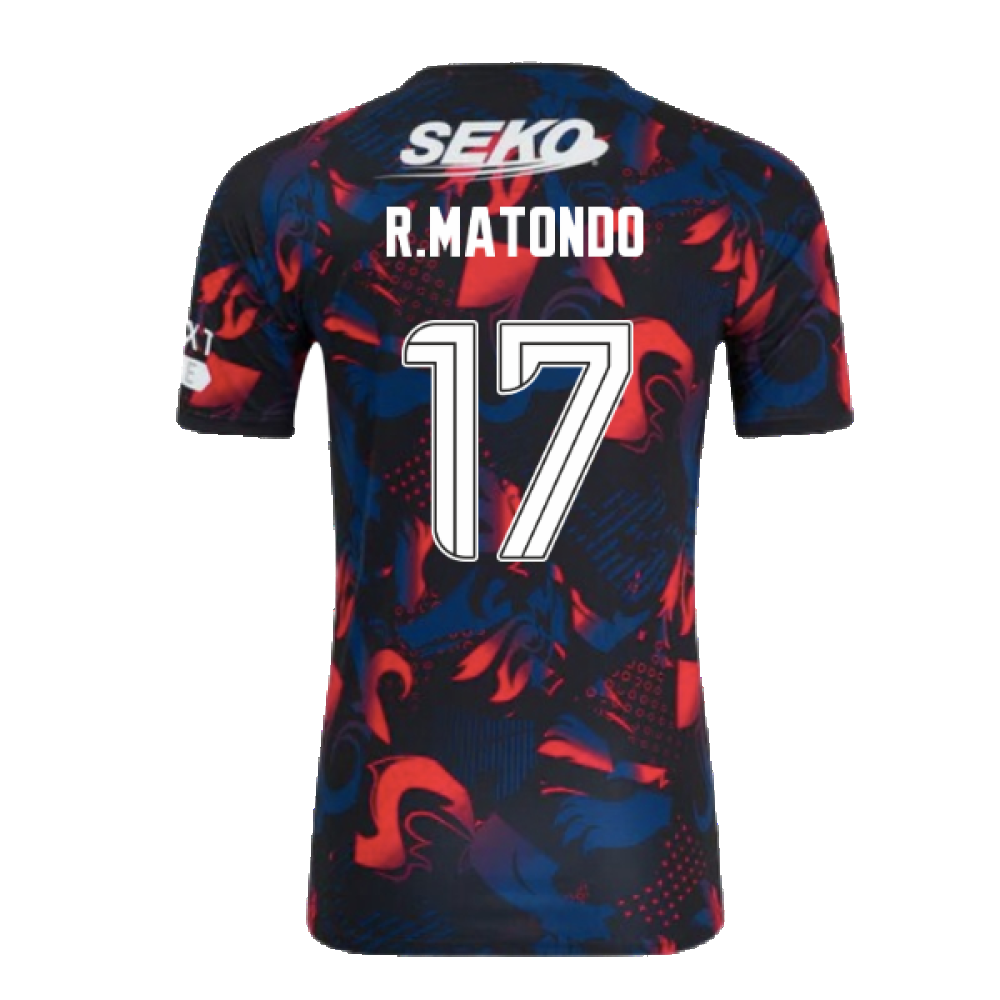 2024-2025 Rangers Third Authentic Pro Shirt (R.Matondo 17)