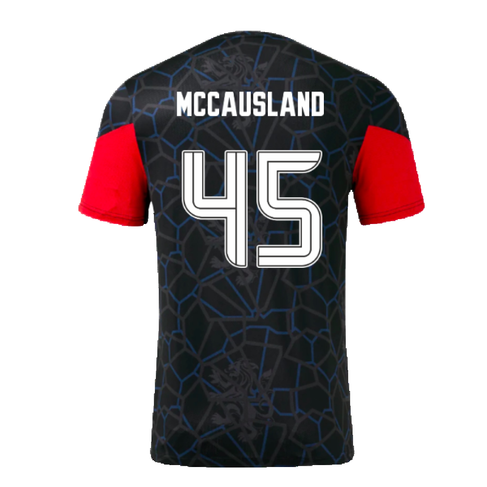 2024-2025 Rangers Third Matchday Tee (Black) (McCausland 45)