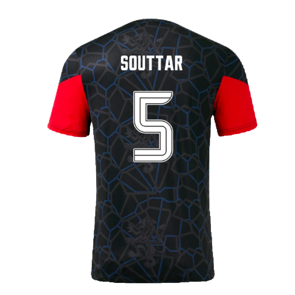 2024-2025 Rangers Third Matchday Tee (Black) (Souttar 5)