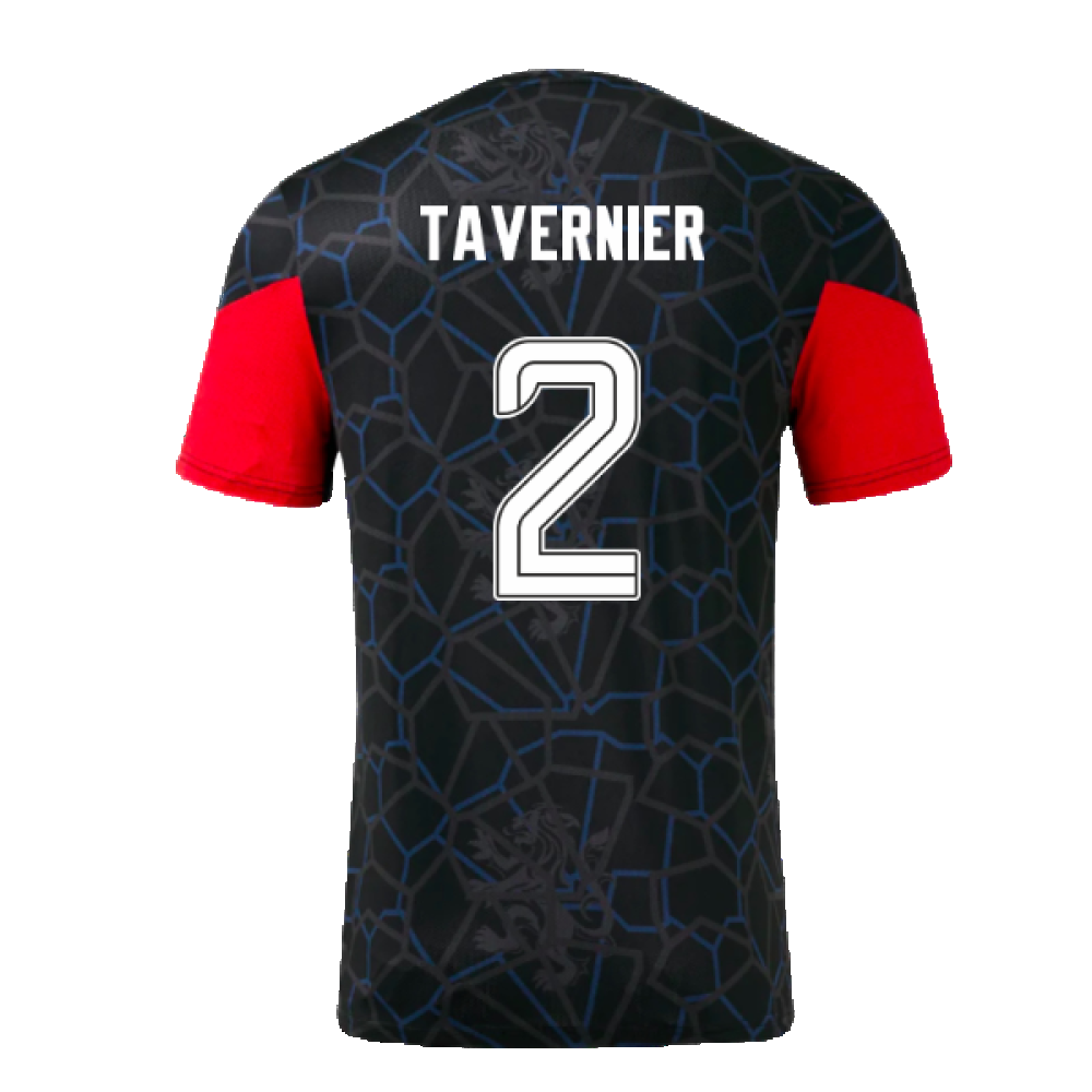 2024-2025 Rangers Third Matchday Tee (Black) (Tavernier 2)