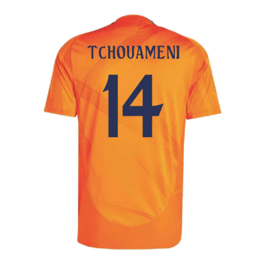 2024-2025 Real Madrid Authentic Away Shirt (Tchouameni 14)