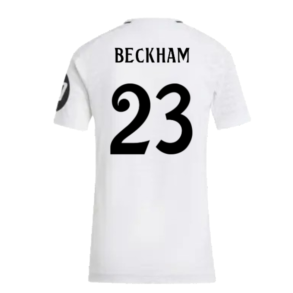 2024-2025 Real Madrid Authentic Home Shirt (Womens) (Beckham 23)