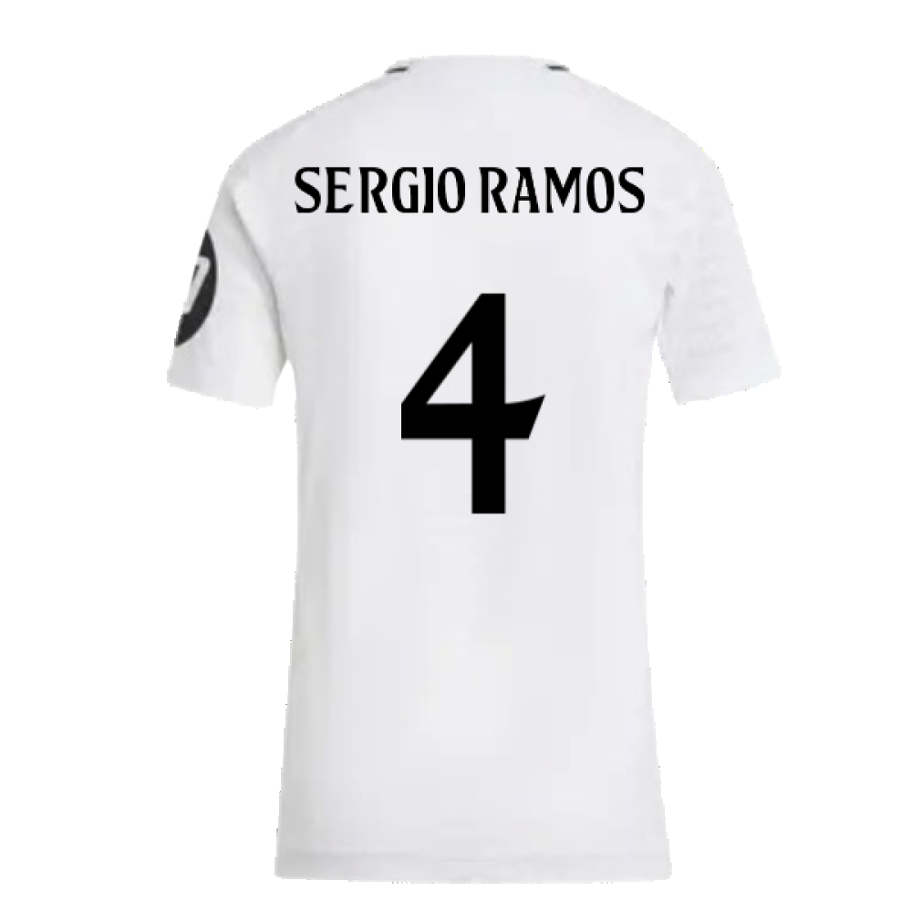 2024-2025 Real Madrid Authentic Home Shirt (Womens) (Sergio Ramos 4)