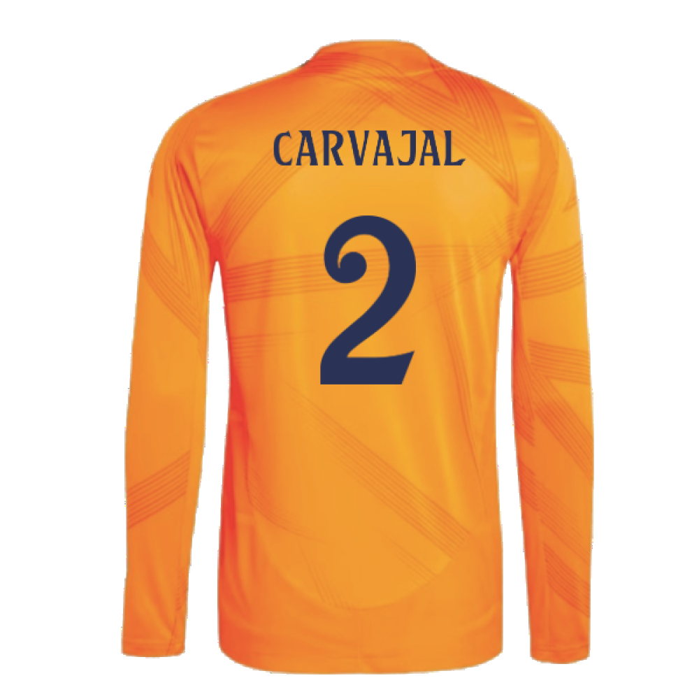 2024-2025 Real Madrid Authentic Long Sleeve Away Shirt (Carvajal 2)