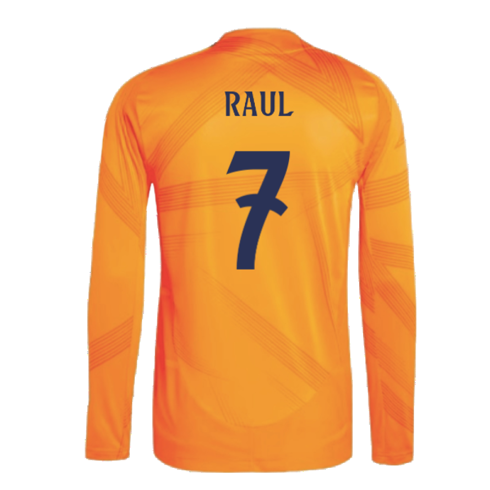 2024-2025 Real Madrid Authentic Long Sleeve Away Shirt (Raul 7)