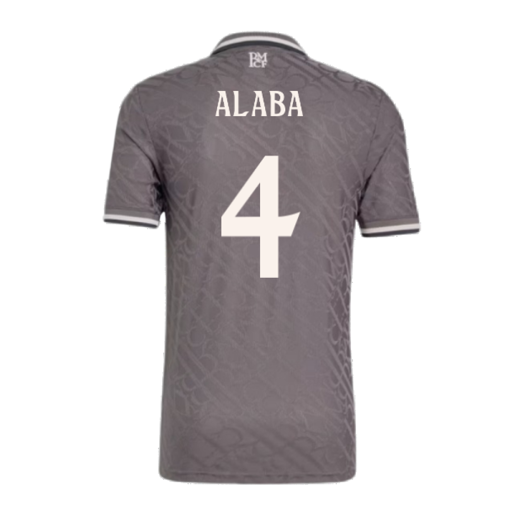 2024-2025 Real Madrid Authentic Third Shirt (Alaba 4)