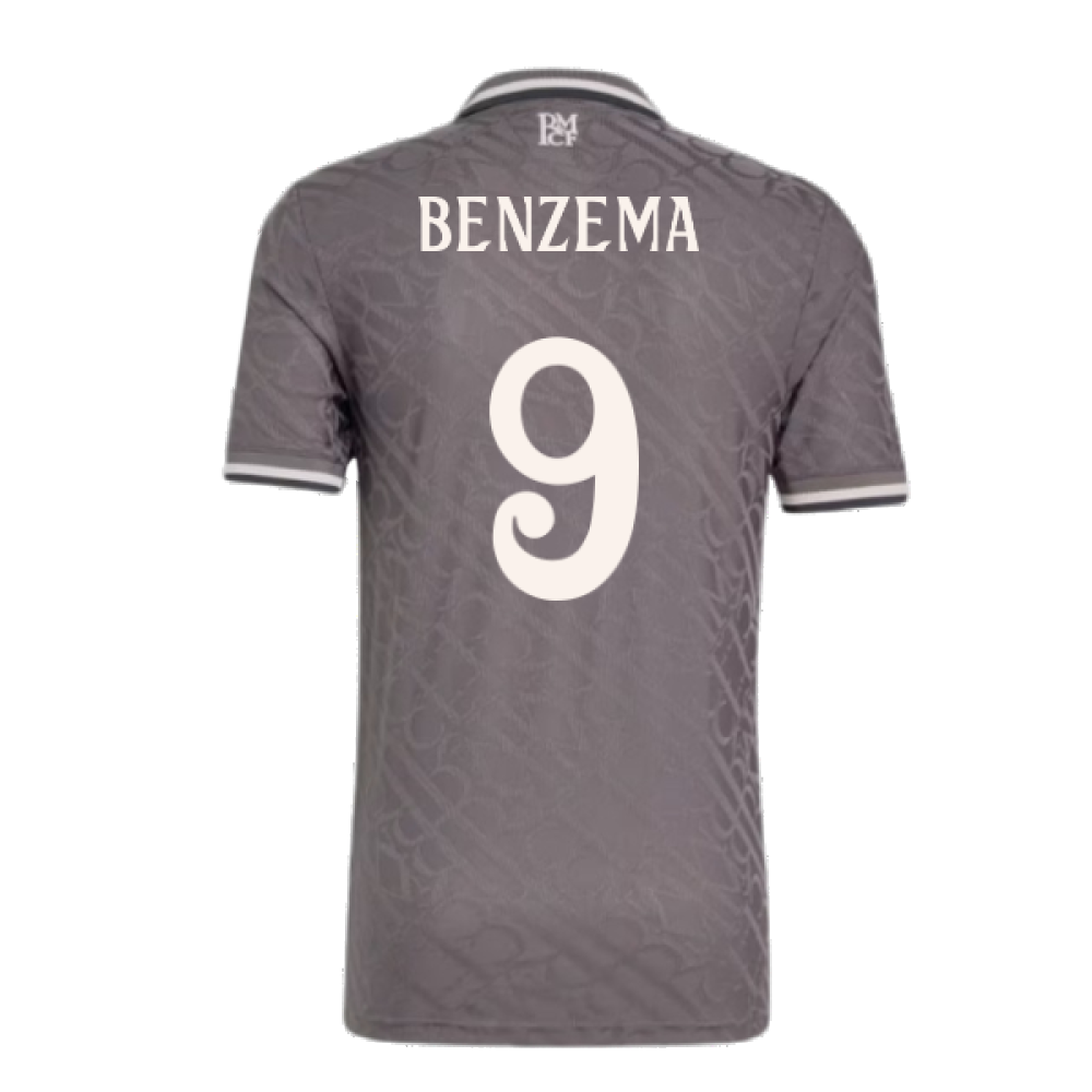 2024-2025 Real Madrid Authentic Third Shirt (Benzema 9)