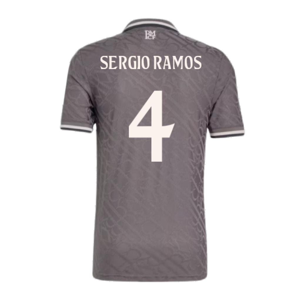 2024-2025 Real Madrid Authentic Third Shirt (Sergio Ramos 4)